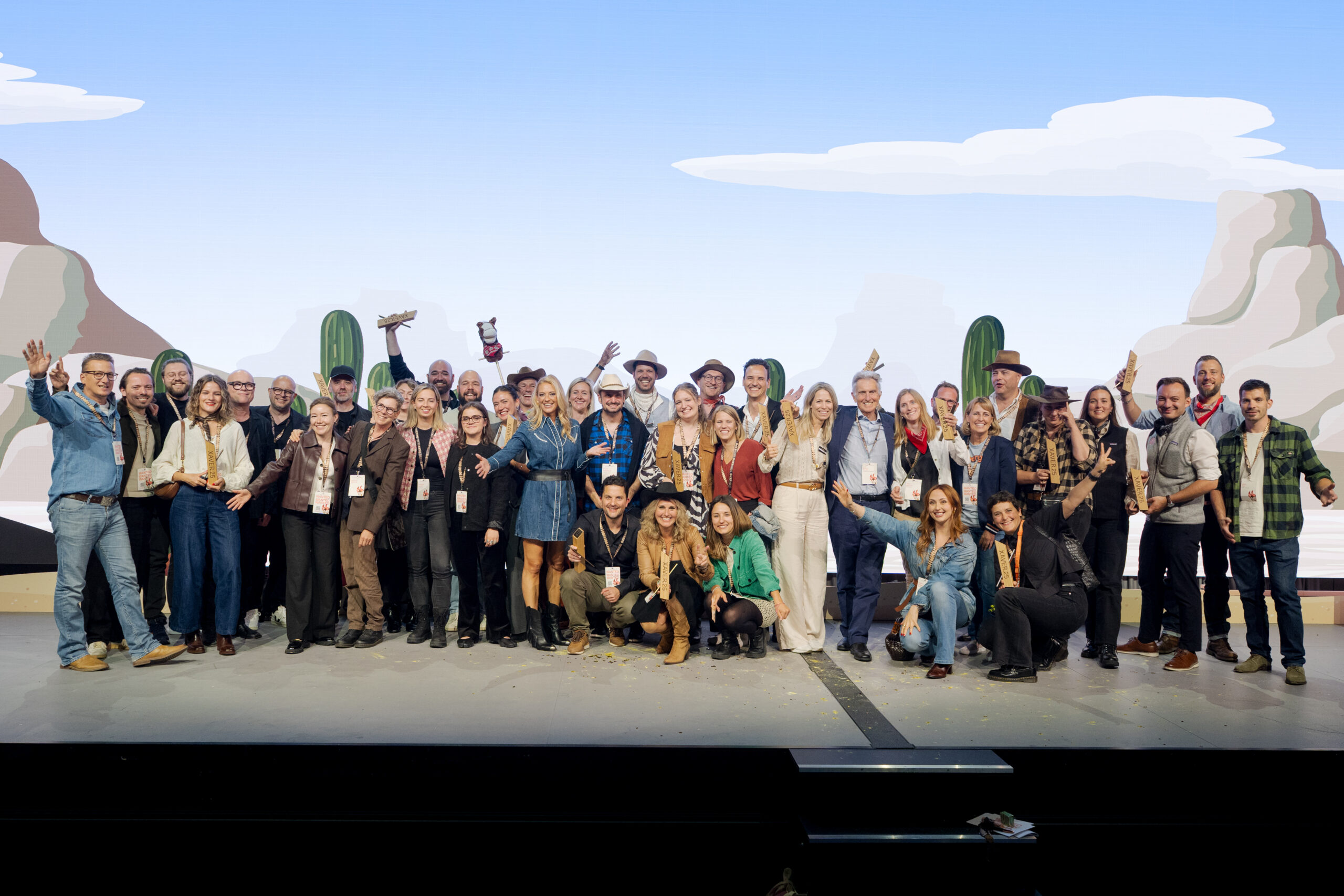 Alle Gewinner am Xaver Award fotografiert am Dienstag, 9. September 2025 in Bern. (VOLLTOLL / Manuel Lopez)
